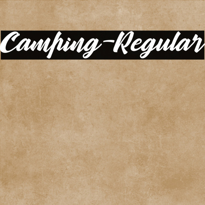 Camping-Regular Example 2