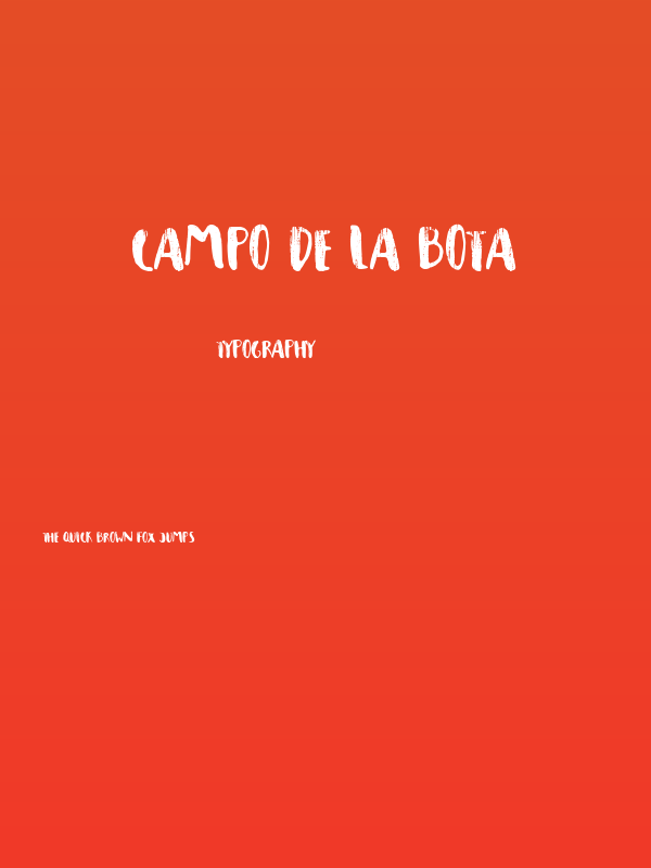 Campo de la Bota Poster