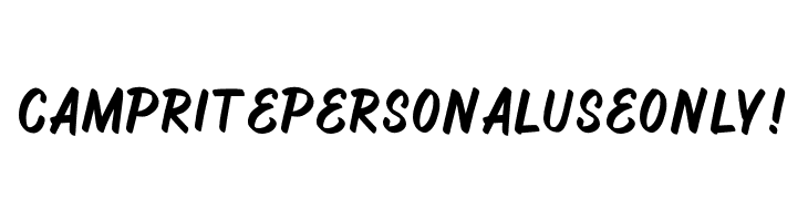 Camprite PERSONAL USE ONLY!  لخطوط تنزيل