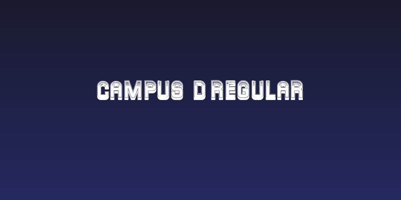 Campus 3D Regular Social Header