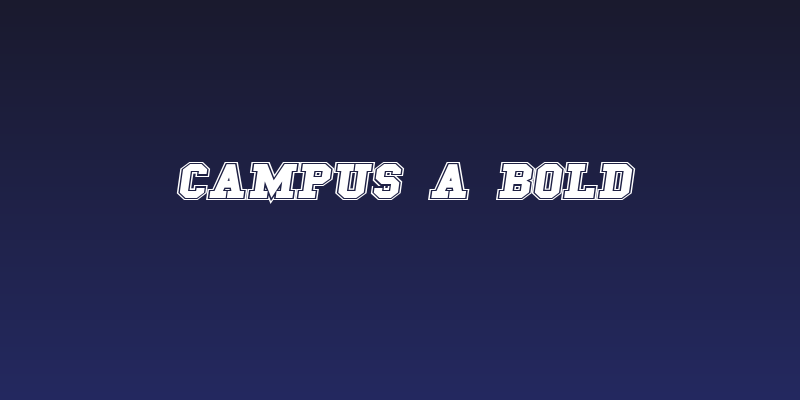 Campus A Bold Social Header