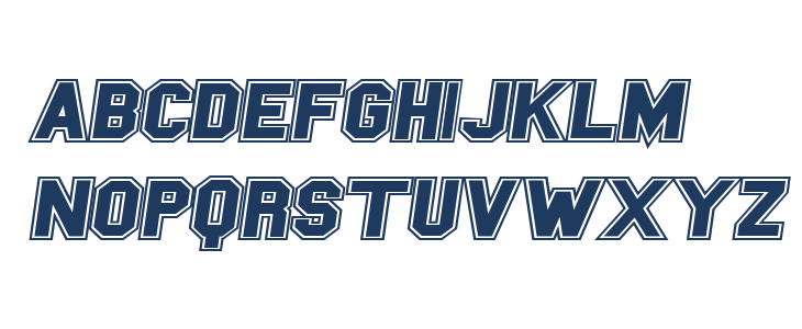 Campus A Bold Lowercase