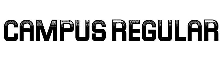Campus Regular  免费字体下载