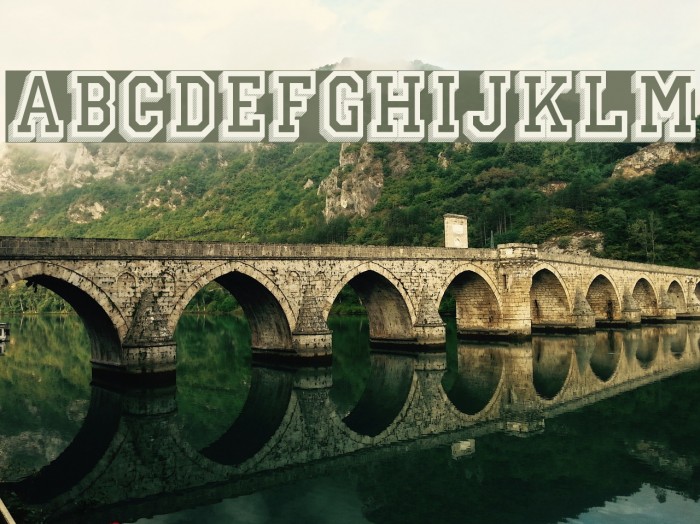 Campus Relief Font examples