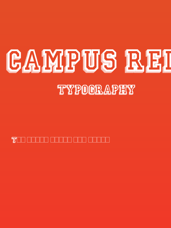 Campus Relief Poster