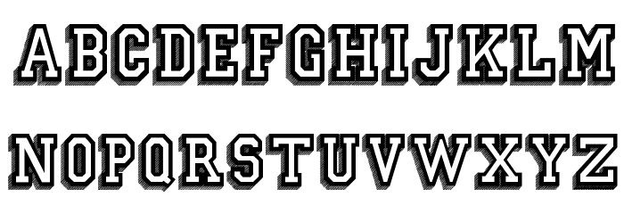 Campus Relief Font LOWERCASE