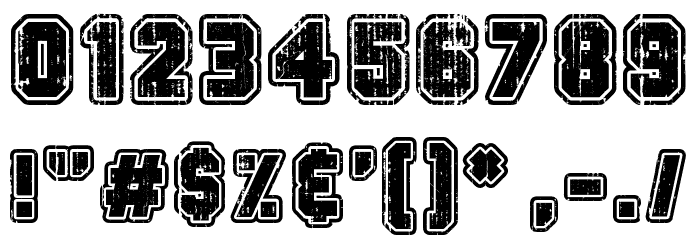 Campus Riot Font OTHER CHARS