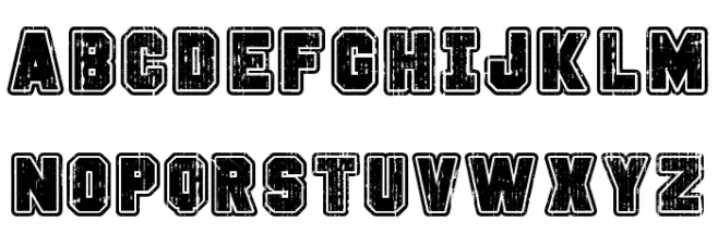 Campus Riot Шрифта ВЕРХНИЙ