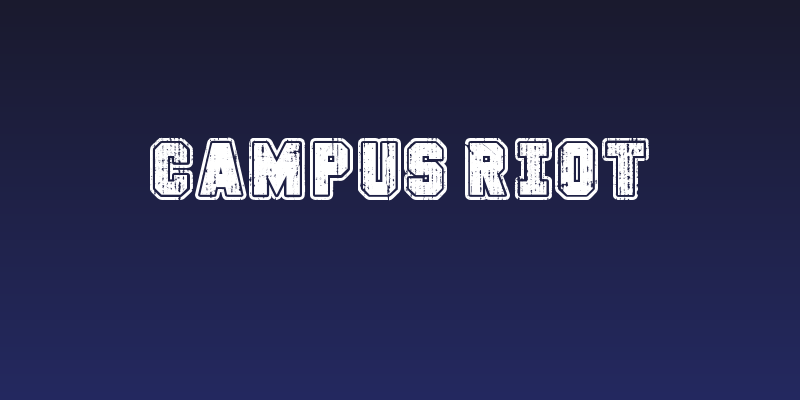 Campus Riot Social Header