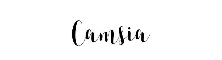 Camsia  Frei Schriftart Herunterladen