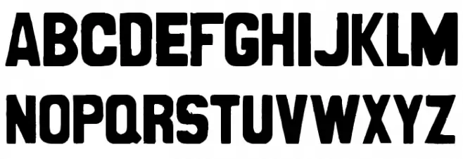 CanCan de Bois Bold Schriftart Groß