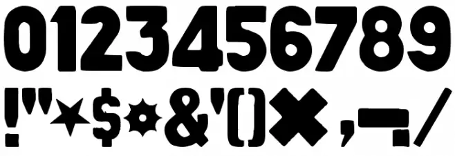 CanCan de Bois Font OTHER CHARS