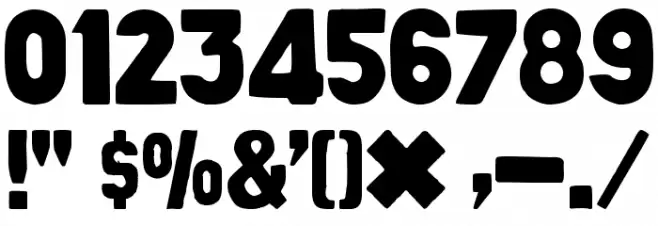 CanCandeBois-Bold Font OTHER CHARS