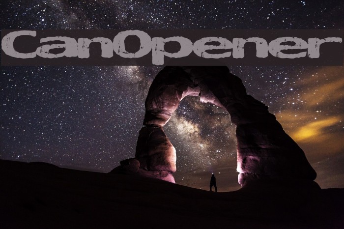 CanOpener Font examples