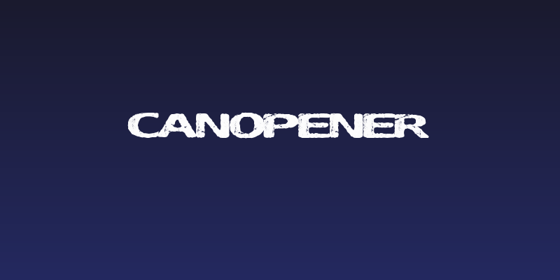 CanOpener Social Header