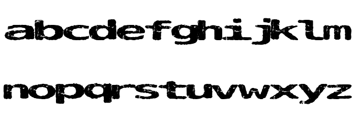 CanOpener Font LOWERCASE