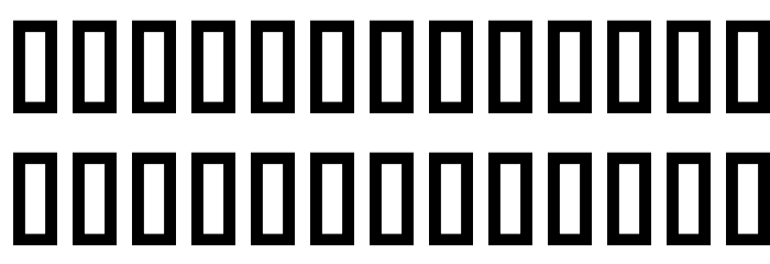 Canada Double Font LOWERCASE