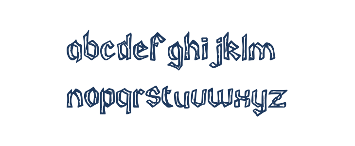 Canada Gothic Lowercase