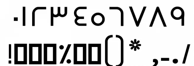 Canada Font OTHER CHARS