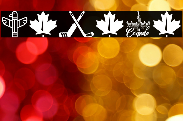 Canada Font examples
