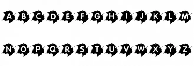 Canadian Autumn Font LOWERCASE