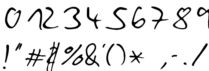 Canadian Penguin Regular Font OTHER CHARS