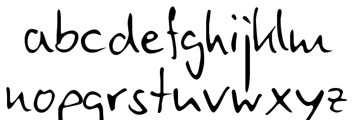 Canadian Penguin Regular Font LOWERCASE