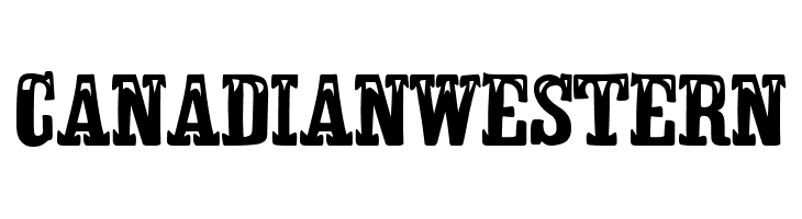 Canadian Western  Frei Schriftart Herunterladen
