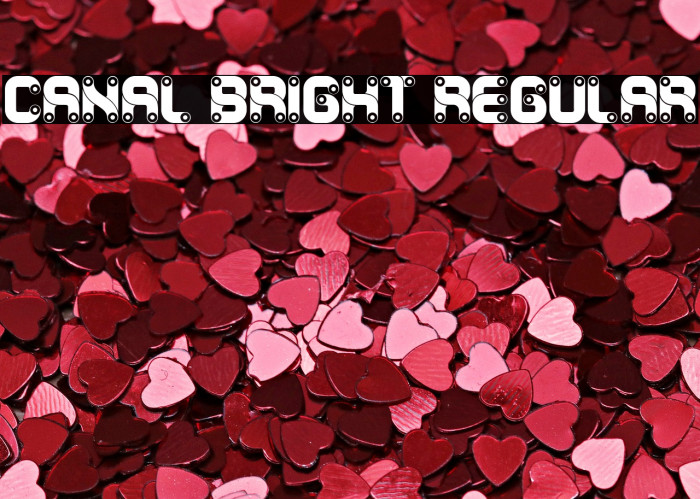 Canal Bright Regular Font examples