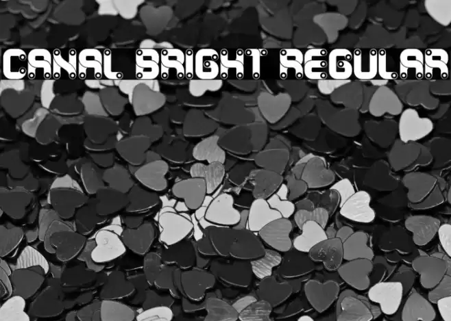 Canal Bright Regular Font examples