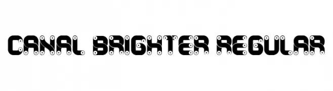 Canal Brighter Regular  नि: शुल्क फ़ॉन्ट्स डाउनलोड