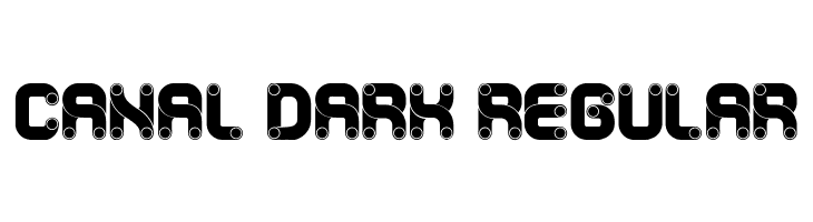 Canal Dark Regular لخطوط تنزيل