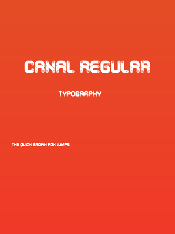Canal Regular Poster