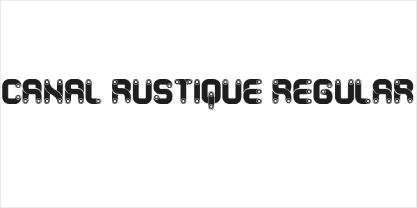 Canal Rustique Regular Logo