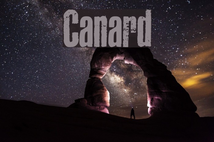 Canard Font examples