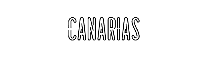 Canarias  les polices de caractères gratuit télécharger