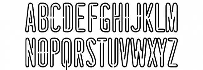 Canarias Font UPPERCASE