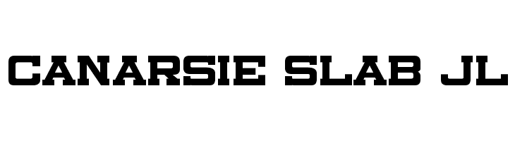 Canarsie Slab JL  Frei Schriftart Herunterladen