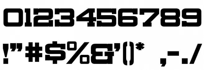 Canarsie Slab JL Font OTHER CHARS