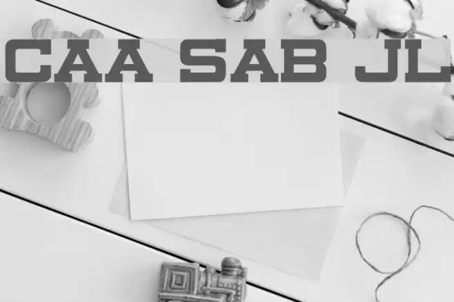 Canarsie Slab JL Font examples