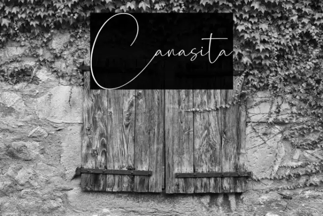 Canasita Font examples