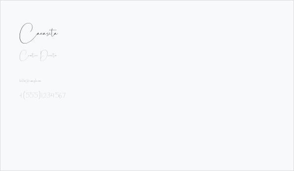 Canasita Business Card