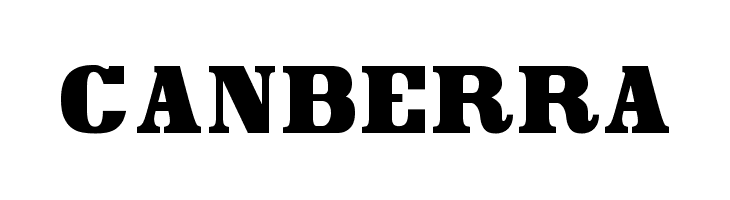 Canberra Font