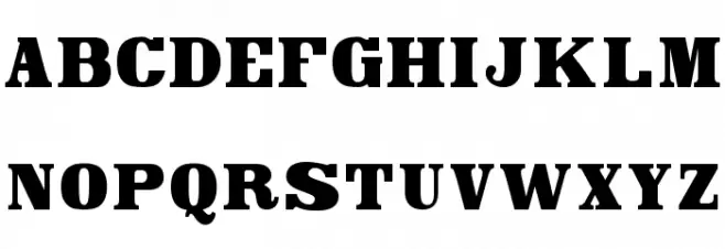 Canberra Font Litere mari