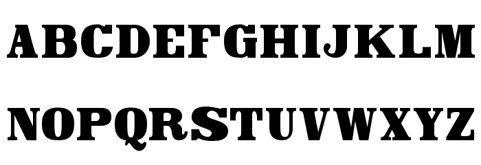 Canberra Font LOWERCASE