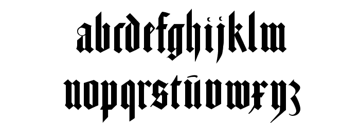 CancellerescA Font LOWERCASE