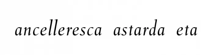 CancellerescaBastardaBeta  Frei Schriftart Herunterladen