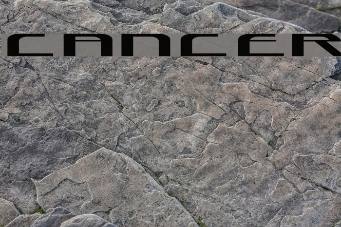Cancer Font examples
