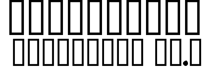 Cancontrol Font OTHER CHARS