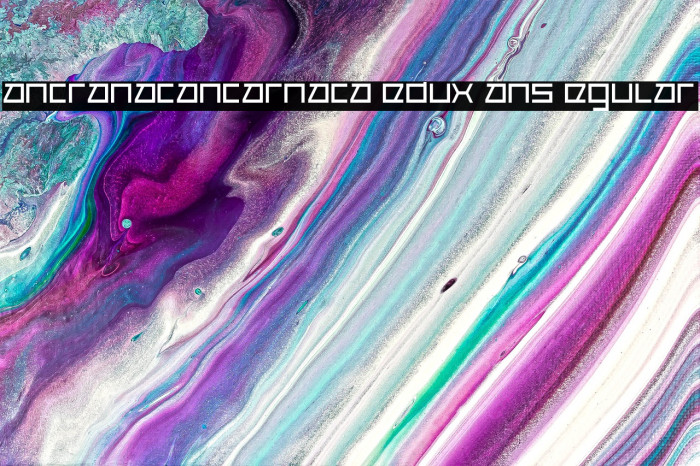 Cancranacancarnaca Redux: Sans Regular Example 1